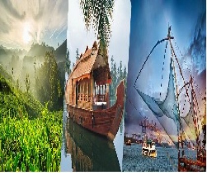 3 Nights-4 Days Misty Munnar-Alleppey/Kumarakom with Houseboat Stay Package from Kochi/Ernakulam
