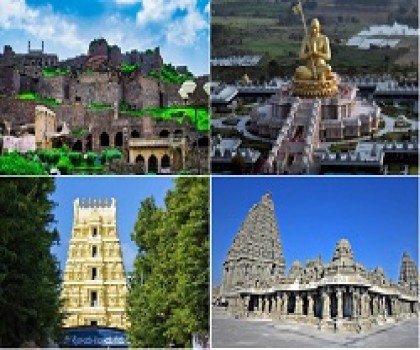 3 Nights-4 Days Spiritual Telangana With Srisailam Mallikarjuna-Hyderabad Sightseeing Package