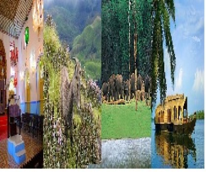 5 Nights-6 Days Ravishing Kerala with Munnar-Thekkady-Kumarakom/Alleppey Houseboat Stay Package from Kochi/Ernakulam