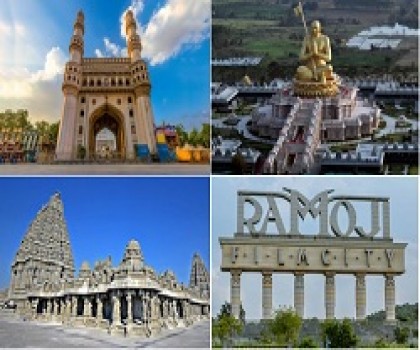 3 Nights-4 Days Taste of Telangana Tour with Hyderabad-Statue of Equality-Yadagirigutta Temple-Ramoj